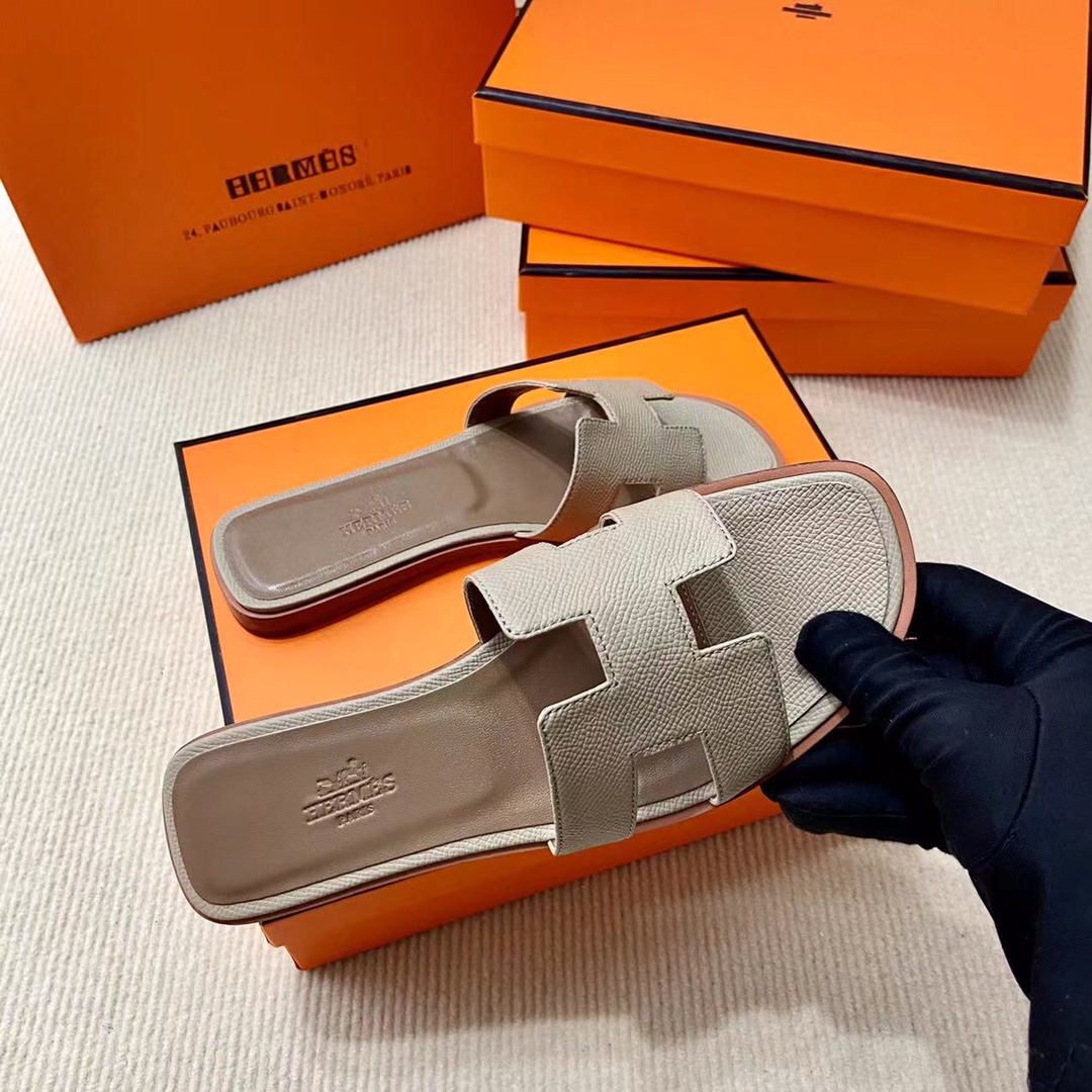 에르메스 올수공 오란 슬리퍼 샌들 앱송 70